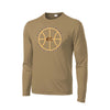 Monroe Central Girls Basketball 2021 - Long Sleeve PosiCharge Competitor Tee (Coyote Brown)