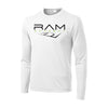 RAM Academy - Dri Fit LS Tee (White)