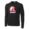 Milford Spring 2023 - Sport-Tek® Long Sleeve PosiCharge® Competitor™ Tee (Black)