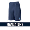 Fairborn Football 2020 - PosiCharge Competitor Pocketed Short (Navy)