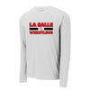 La Salle Wrestling 2021 - Sport-Tek ® Youth Long Sleeve Rashguard Tee (White)