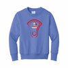 Kings Lacrosse 2023 - Port & Company® Youth Core Fleece Crewneck Sweatshirt (Carolina Blue)