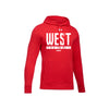 Lakota West Football - UA M's Hustle Fleece Hoody (Red)