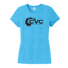 Crush Volleyball 22-23 - Women's Perfect Tri Tee (Turquoise Frost)
