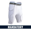 Fairborn Football 2021 - Champro Formation 5-Pad Integrated Girdle (White)
